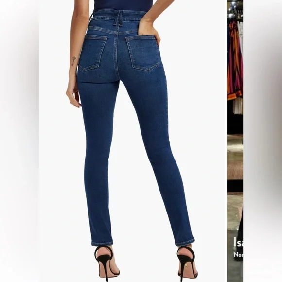 Good American Always Fits Good Legs Skinny Jeans - Women’s size 14-18 - Picture 2 of 10